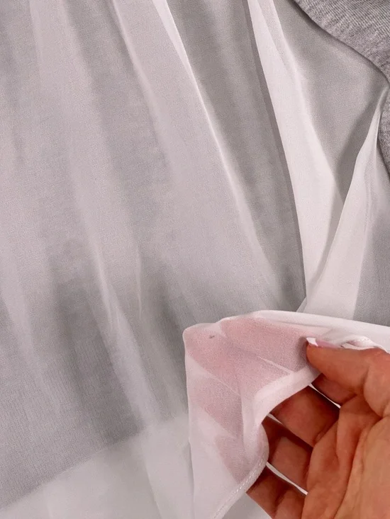 Karen Millen Grey Ribbed Crew Neck Top - Picture 9 of 9